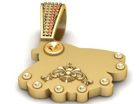 HEN PENDANT Modelo de impresión 3D