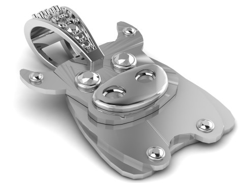 COW GOLD PENDANT 3D Принт Модель