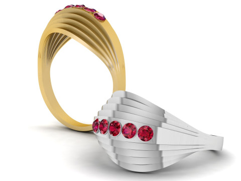 GOLD RING 3D Print Model
