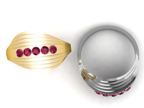 GOLD RING Modelo de Impressão 3D