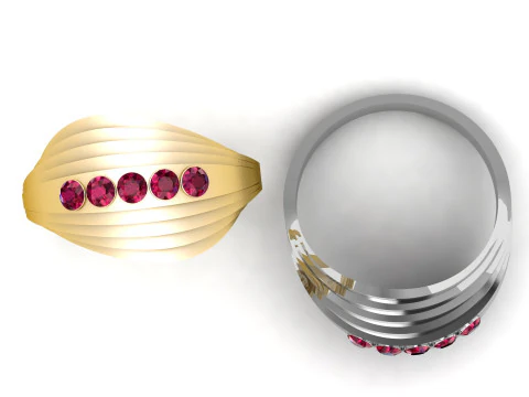 GOLD RING 3D Print Model