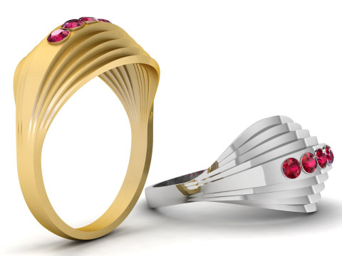 GOLD RING Modelo de Impressão 3D
