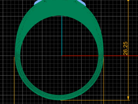 GOLD RING 3D Print Model