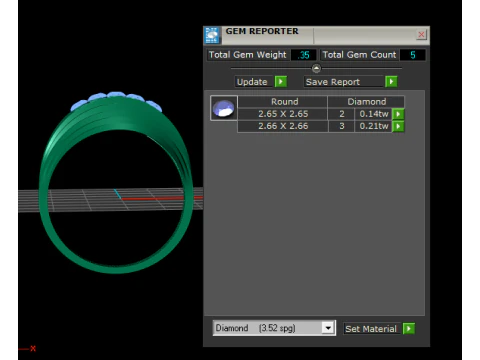 GOLD RING 3D Print Model