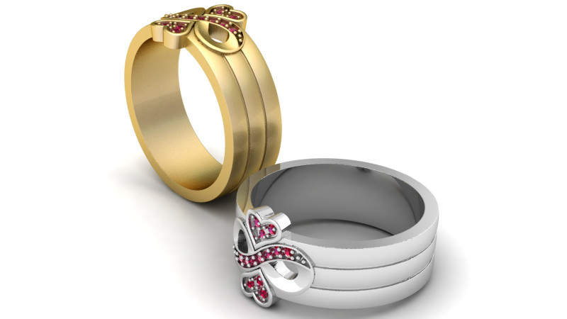 BRACELET GOLD PENDANT 3D Print Model .c4d .max .obj .3ds .fbx .stl .blend