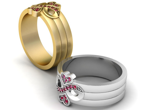 BRACELET GOLD PENDANT 3D Print Model