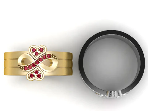 BRACELET GOLD PENDANT 3D Print Model