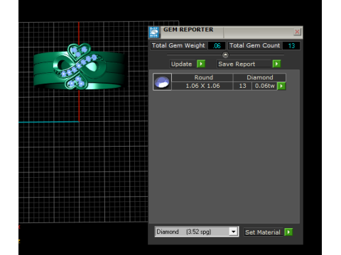 BRACELET GOLD PENDANT 3D Print Model