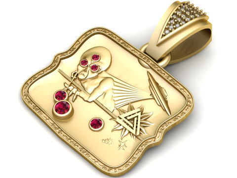 MEN RAEST PENDANT 3D Print Model