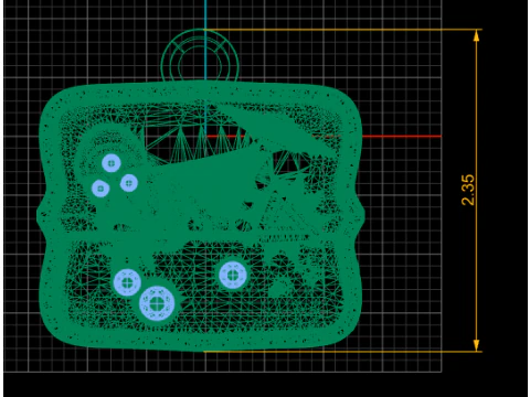 MEN RAEST PENDANT 3D Print Model
