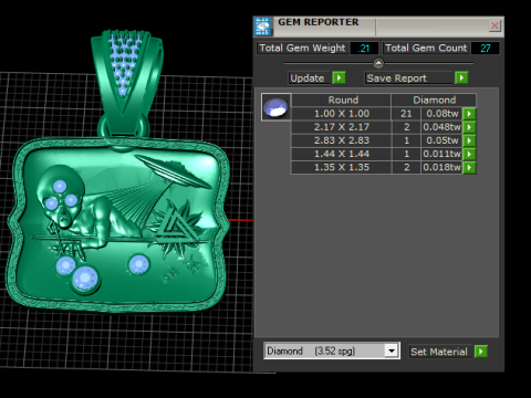 MEN RAEST PENDANT 3D Print Model