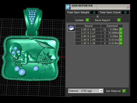 MEN RAEST PENDANT 3D Print Model