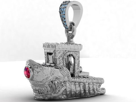 BOARD SHIP PENDANT Modelo de Impressão 3D