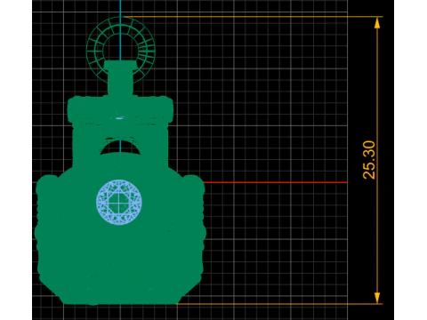 BOARD SHIP PENDANT 3D Print Model
