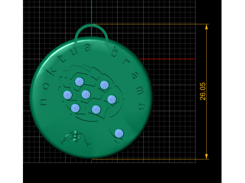 LEAVES FLOWER PENDANT Model do druku 3D