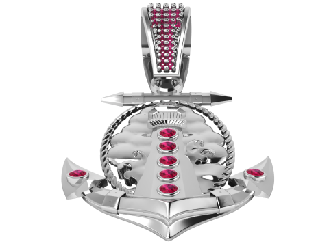 钩金吊坠 3D 打印模型