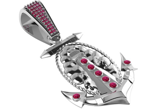 钩金吊坠 3D 打印模型