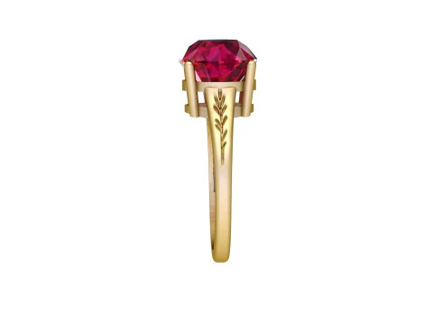 3D GOLD DIAMOUND RING 3D Print Model