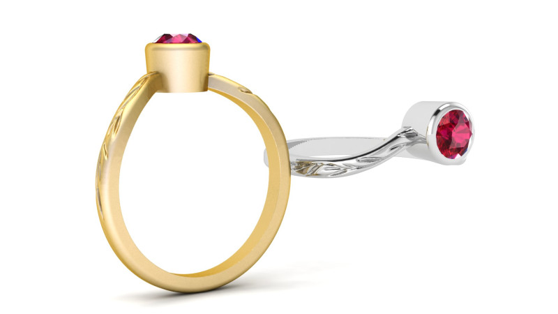 3D GOLD DIAMOUND PENDANT 3D प्रिंट मॉडल .c4d .max .obj .3ds .fbx .stl .blend