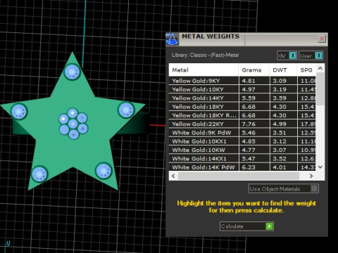 3D GOLD STAT RING Modèles 3D en vedette