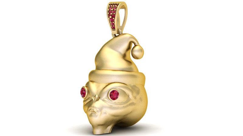 CAP FACES PENDANT 3D 打印模型 .c4d .max .obj .3ds .fbx .stl .blend 