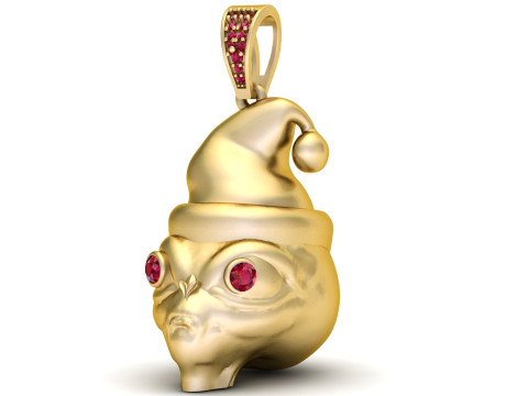 CAP FACES PENDANT 3D Print Model