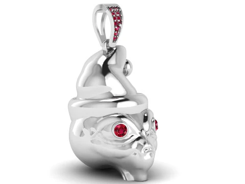 CAP FACES PENDANT 3D Print Model