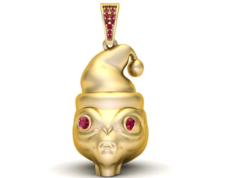 CAP FACES PENDANT 3D Print Model
