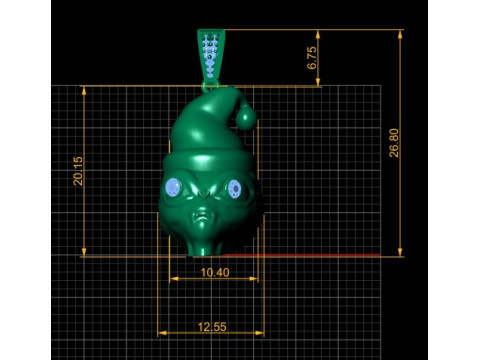 CAP FACES PENDANT 3D 打印模型