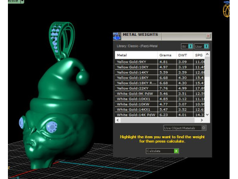 CAP FACES PENDANT 3D 打印模型