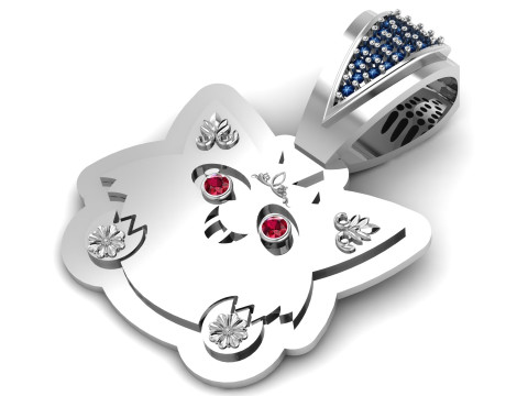 Cat PENDANT 3D Druckmodell