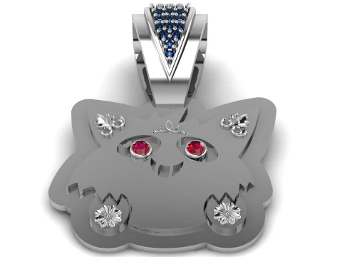 Cat PENDANT 3D Print Model