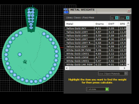 GOLD BURD PENDANT Model do druku 3D