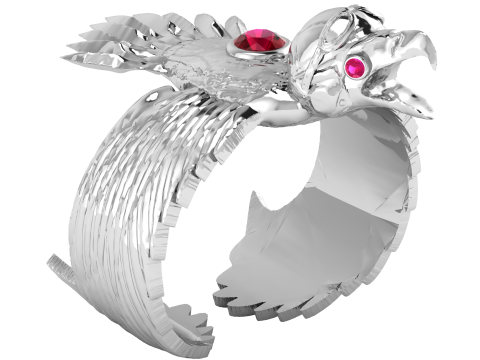 RING EGEL PENDANT 3D 프린트 모델