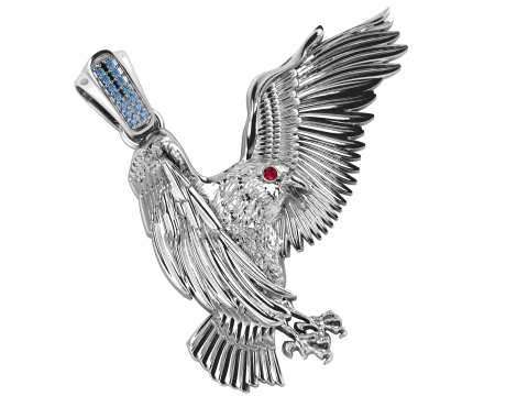 3D BIRD GOLD PENDANT 3D Print Model