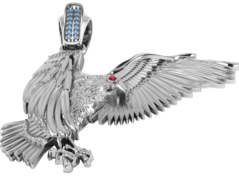 3D BIRD GOLD PENDANT 3D Print Model