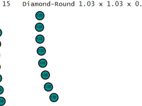 3D GOLD M PENDANT Model Cetak 3D