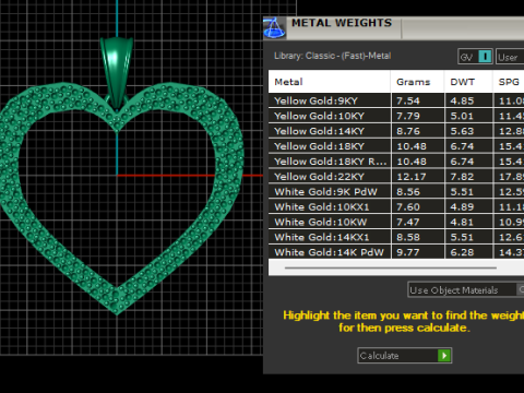 3D HEART PENDANT 3D 프린트 모델
