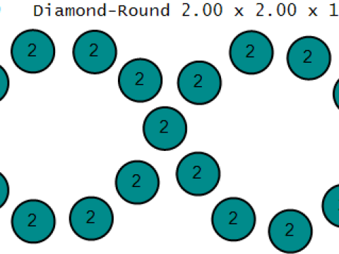 ROUND 3D GOLD PENDANT 3D Baskı Modeli