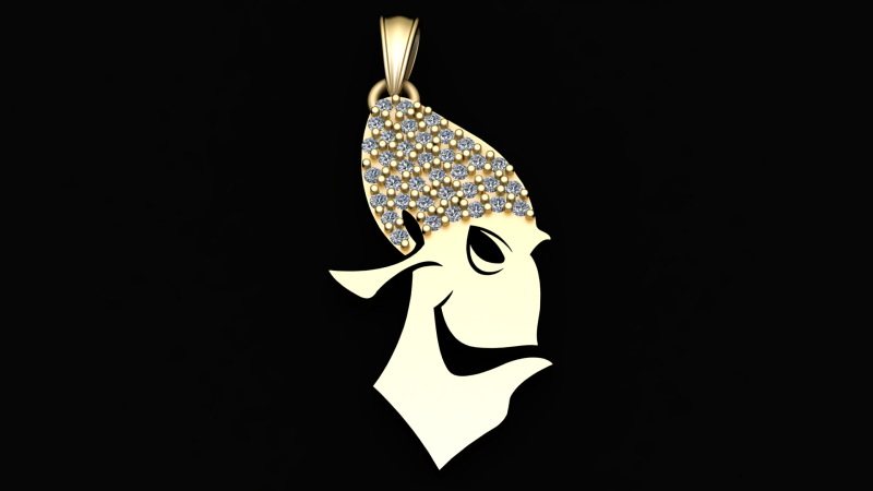 ANIMALS FACES PENDANT 3D Print Model .c4d .max .obj .3ds .fbx .stl .blend