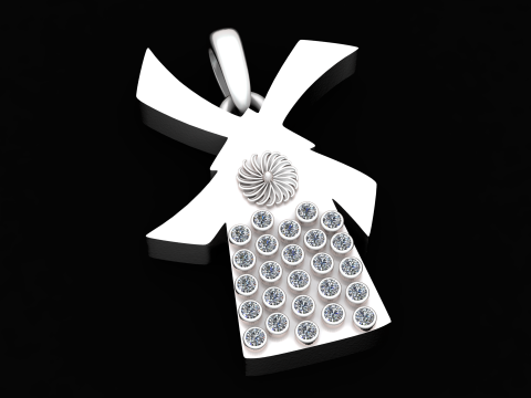 3D GOLD PENDANT 3D Print Model