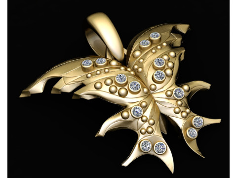 3D SHARK PENDANT 3D Принт Модель