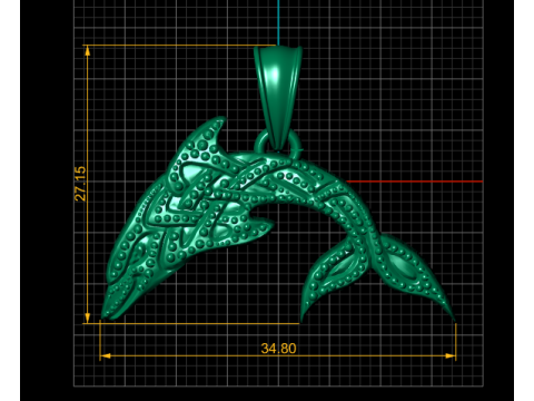 3D DOALPAND PENDANT Model Cetak 3D