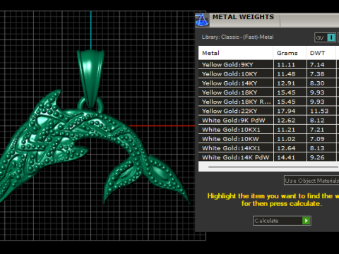3D DOALPAND PENDANT Model Cetak 3D