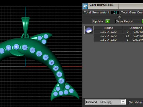 3D SHARK PENDANT 3D प्रिंट मॉडल