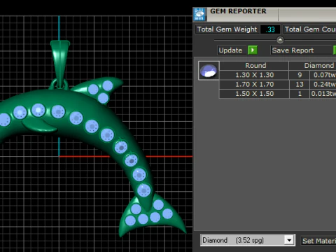 3D SHARK PENDANT 3D Print Model