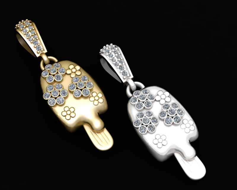 3D GOLD PENDANT Modèles 3D en vedette .c4d .max .obj .3ds .fbx .stl .blend