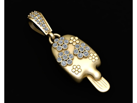 3D GOLD PENDANT Modèles 3D en vedette