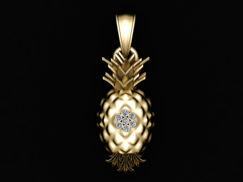 NHASHPATTI 3D GOLD PENDANT 3D Принт Модель