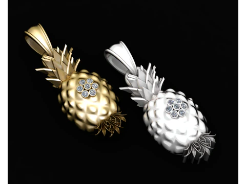 NHASHPATTI 3D GOLD PENDANT 3D Print Model